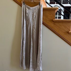 MNG Maxi Skirt Size Large Beige New With Tag
